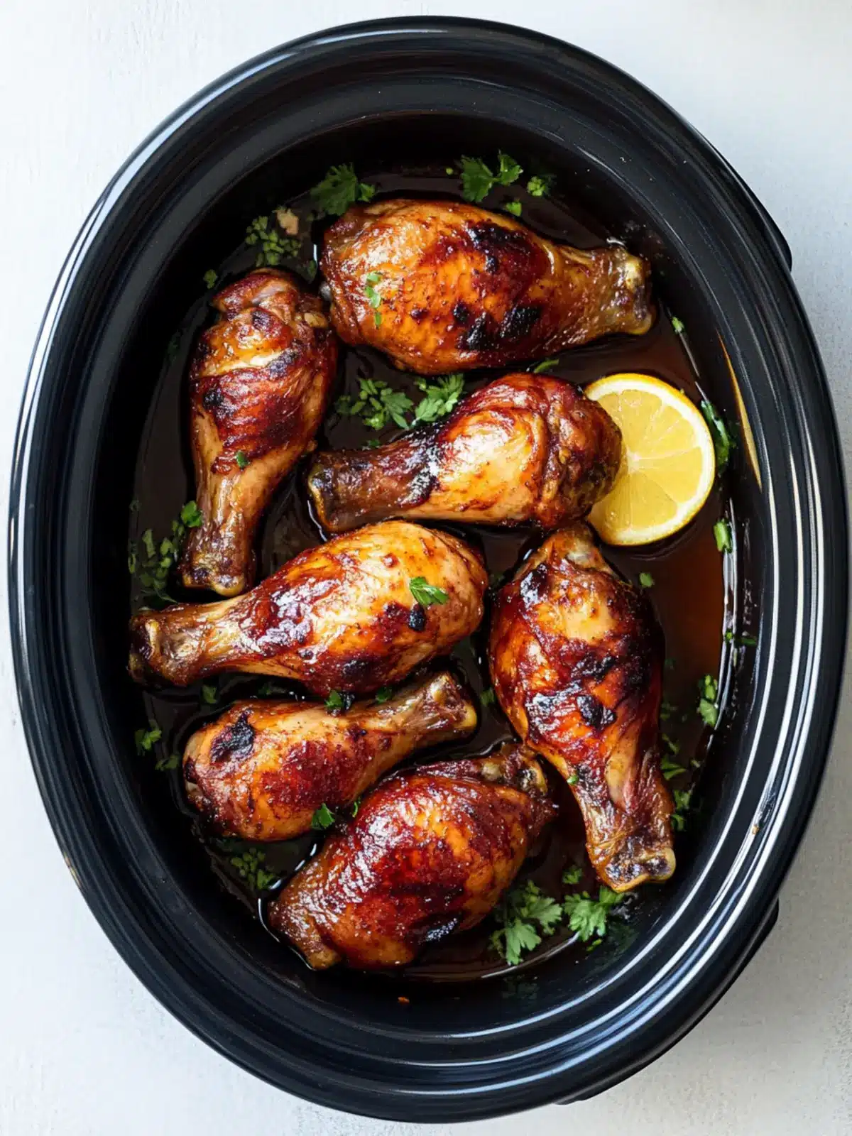 Incredible Slow Cooker Drumsticks: 4-Ingredient Magic Awaits 2 Incredible Slow Cooker Drumsticks (4-Ingredients)