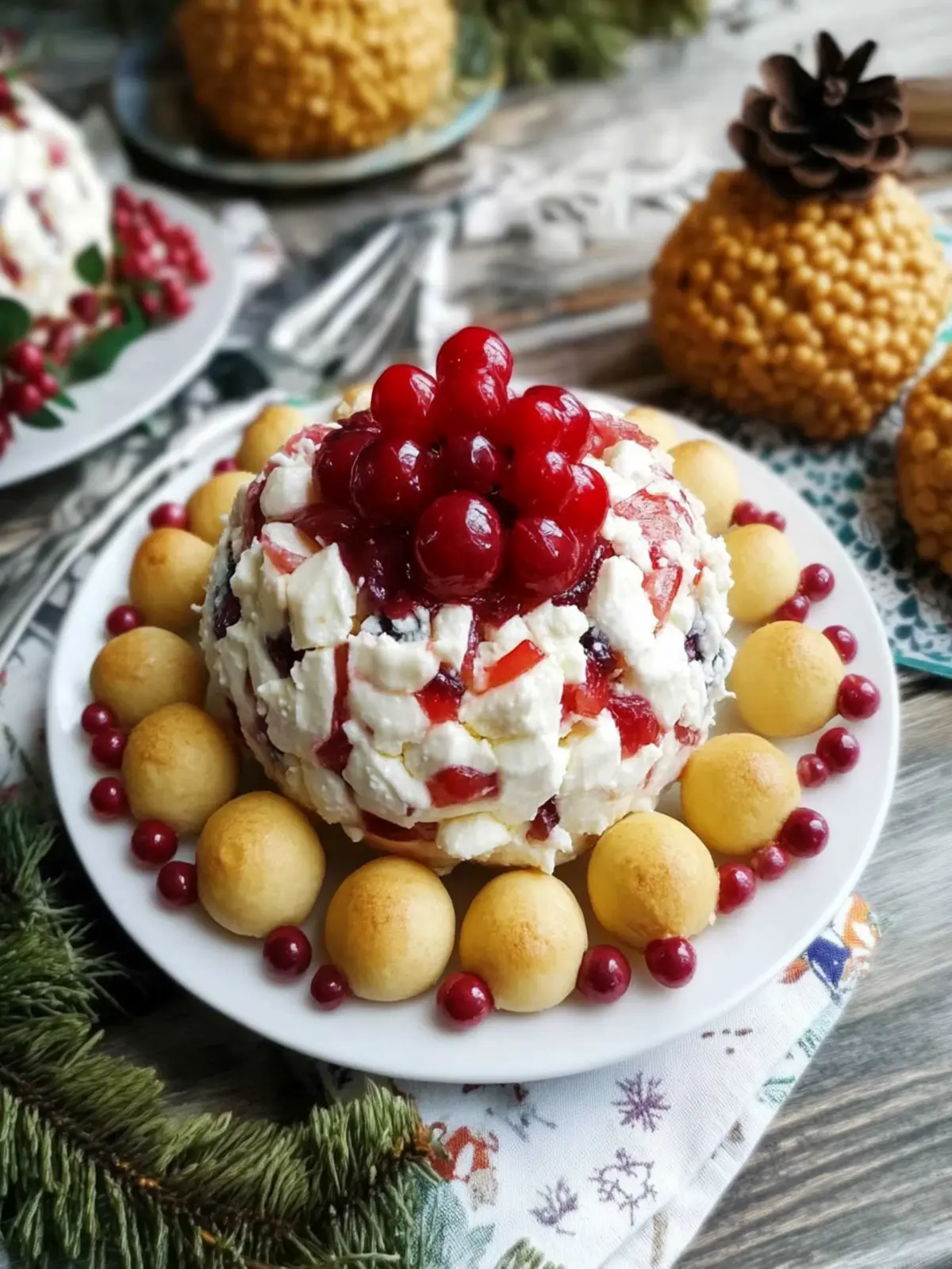 Delicious Festive Cheese Ball Recipe with a Pomegranate Twist 4 Festive Cheese Ball Recipe