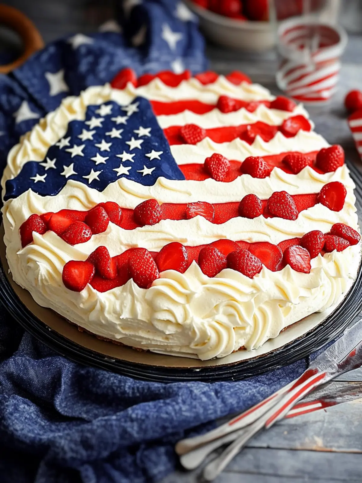 American Flag Cake: Celebrate with This Festive Delight 2 American Flag Cake
