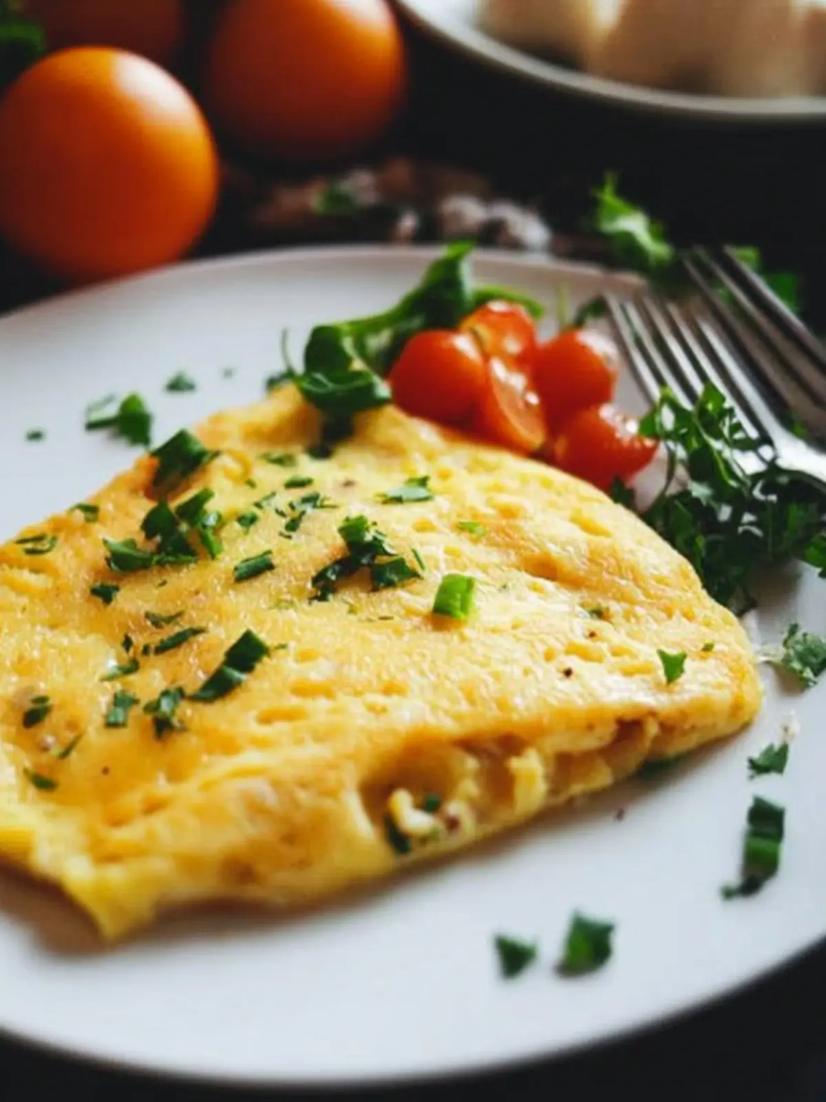 Classic French Omelette: A Keto-Friendly Breakfast Delight 2 Classic French Omelette
