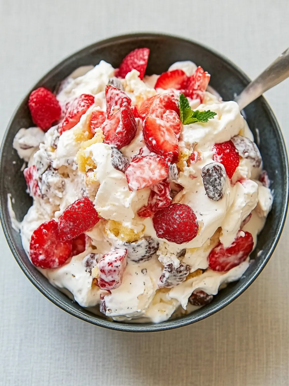 Delicious Cheesecake Salad Perfect for Summer Picnics 3 Cheesecake Salad