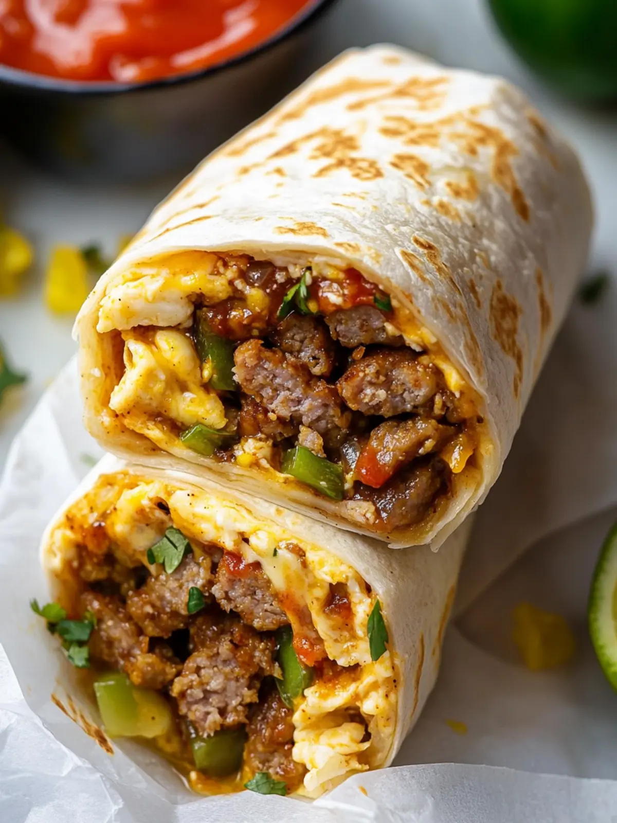 Customize Your Homemade Sausage Breakfast Burrito Bliss 4 Homemade Sausage Breakfast Burrito