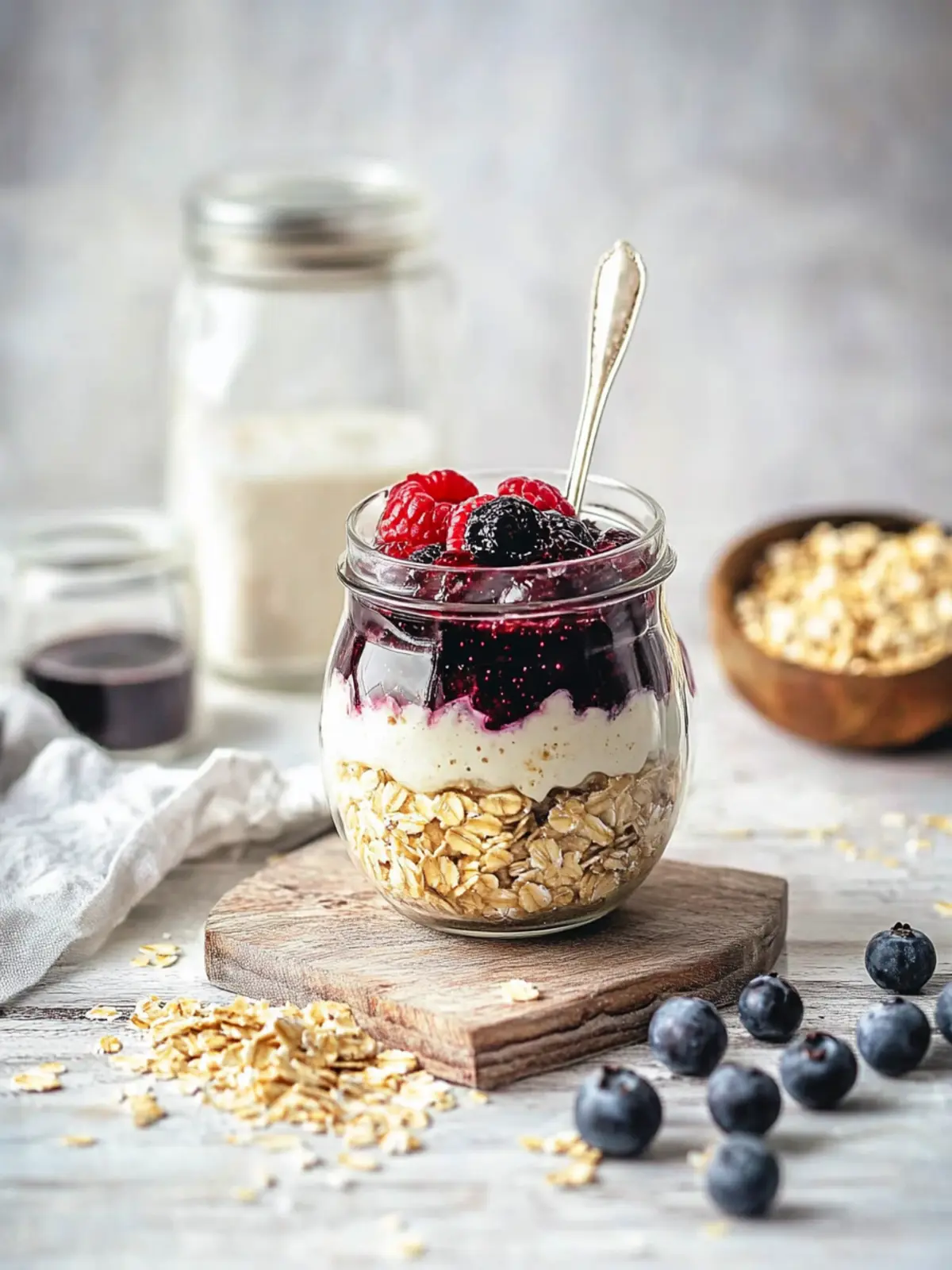 Peanut Butter and Jelly Overnight Oats: A Delicious Morning Boost 3 Peanut Butter and Jelly Overnight Oats