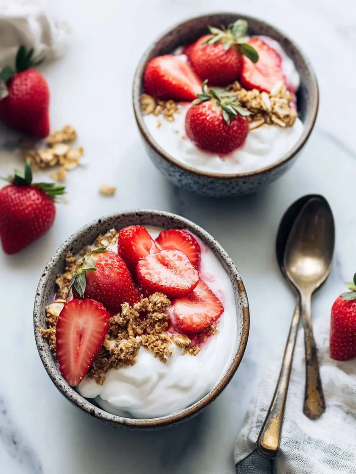 Savor Strawberry Shortcake Yogurt Bowls for a Healthy Twist 5 Strawberry Shortcake Yogurt Bowls
