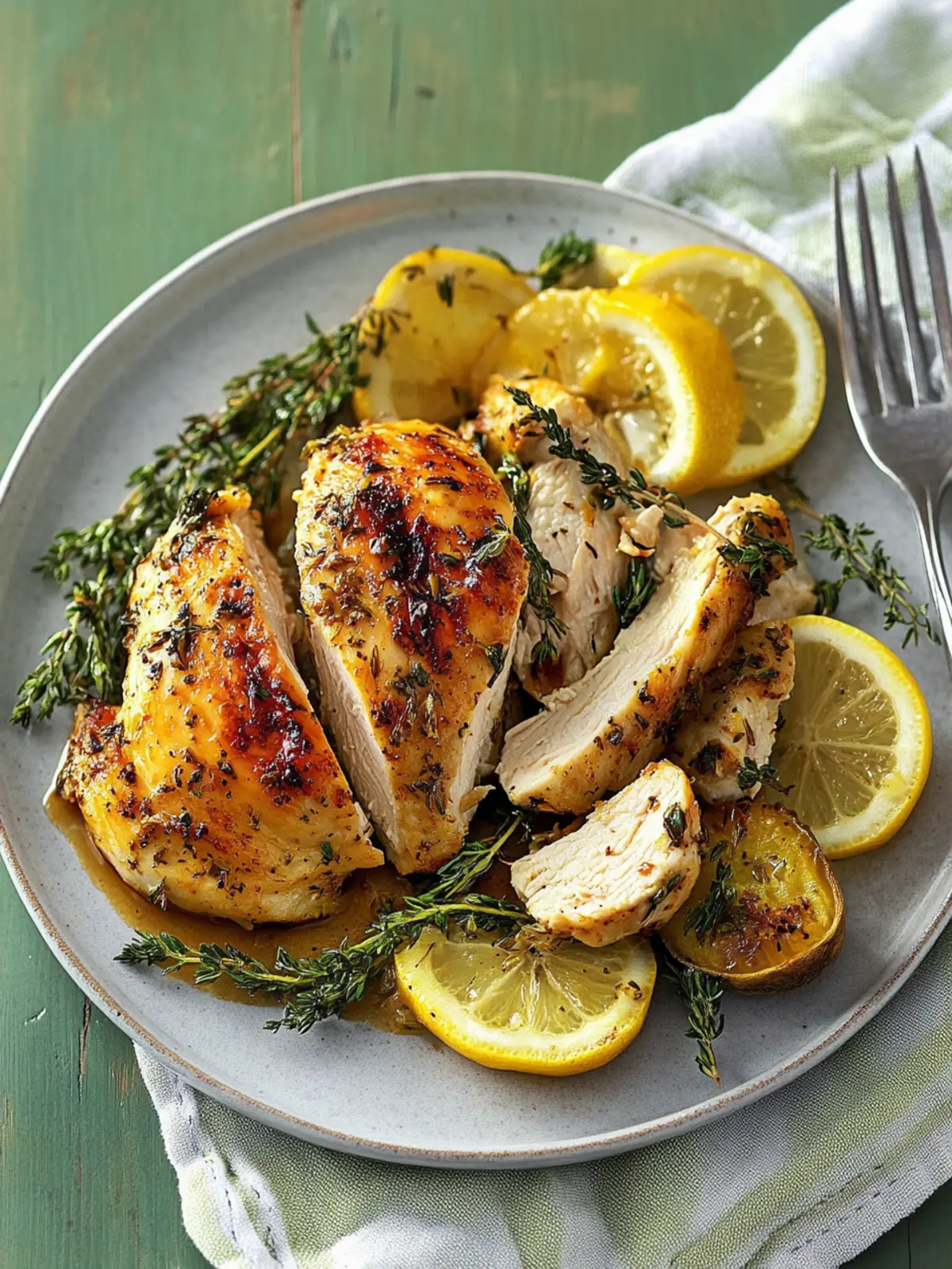 Lemon-Thyme Chicken: A Fresh Twist on Weeknight Dinners 3 Lemon-Thyme Chicken