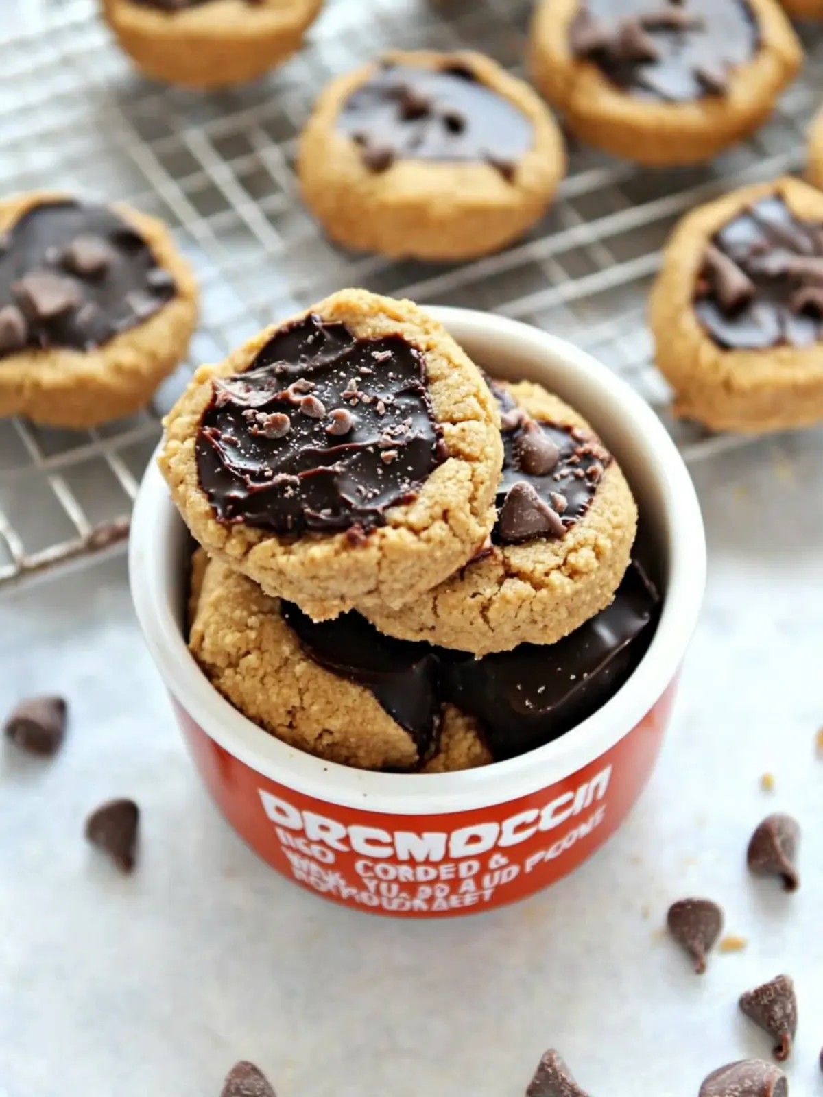 Delicious Dark Chocolate & Peanut Butter Cookie Poppers to Wow You 2 Dark Chocolate & Peanut Butter Cookie Poppers