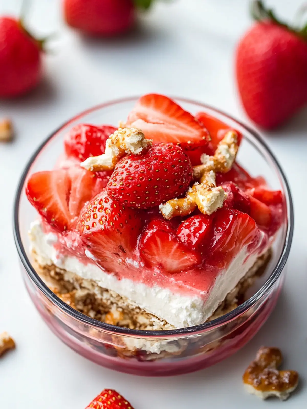 Irresistible Strawberry Pretzel Salad for Easy Summer Fun 4 Strawberry Pretzel Salad