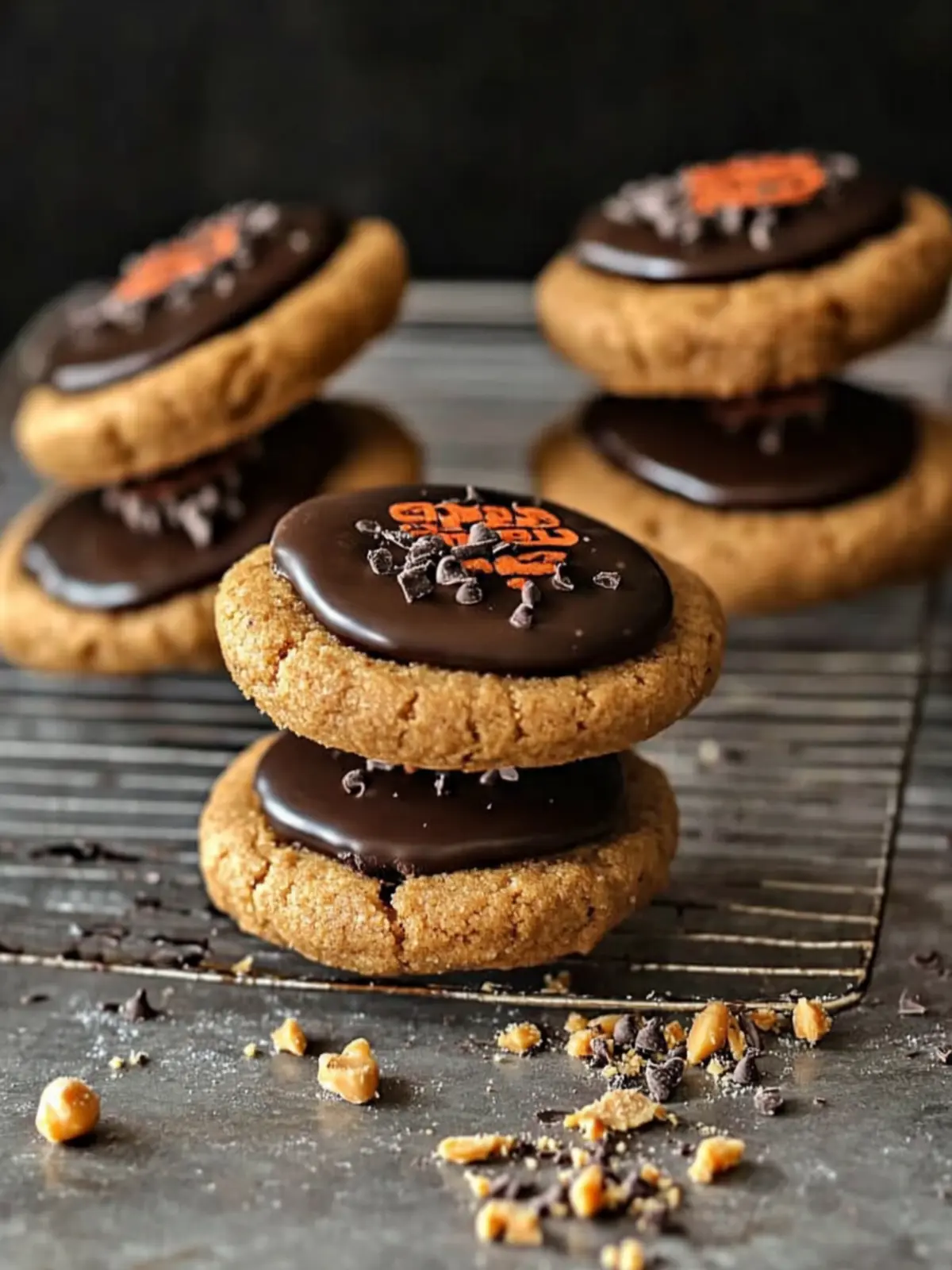 Delicious Dark Chocolate & Peanut Butter Cookie Poppers to Wow You 5 Dark Chocolate & Peanut Butter Cookie Poppers