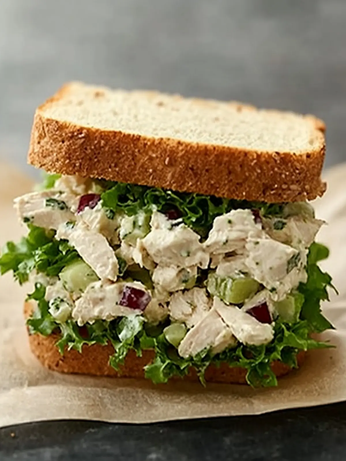 Delicious IC-Friendly Chicken Salad Sandwich with Blueberries 5 Chicken Salad Sandwich
