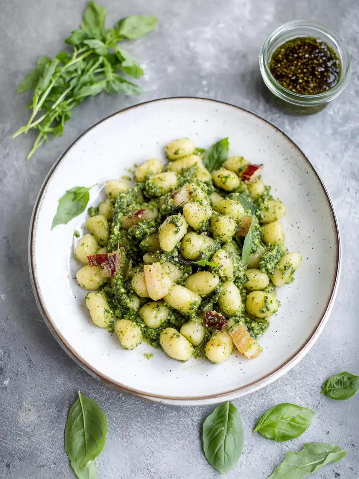 Eggless Gnocchi with Arugula Pesto for Quick Vegan Meals 2 Eggless Gnocchi with Arugula Pesto