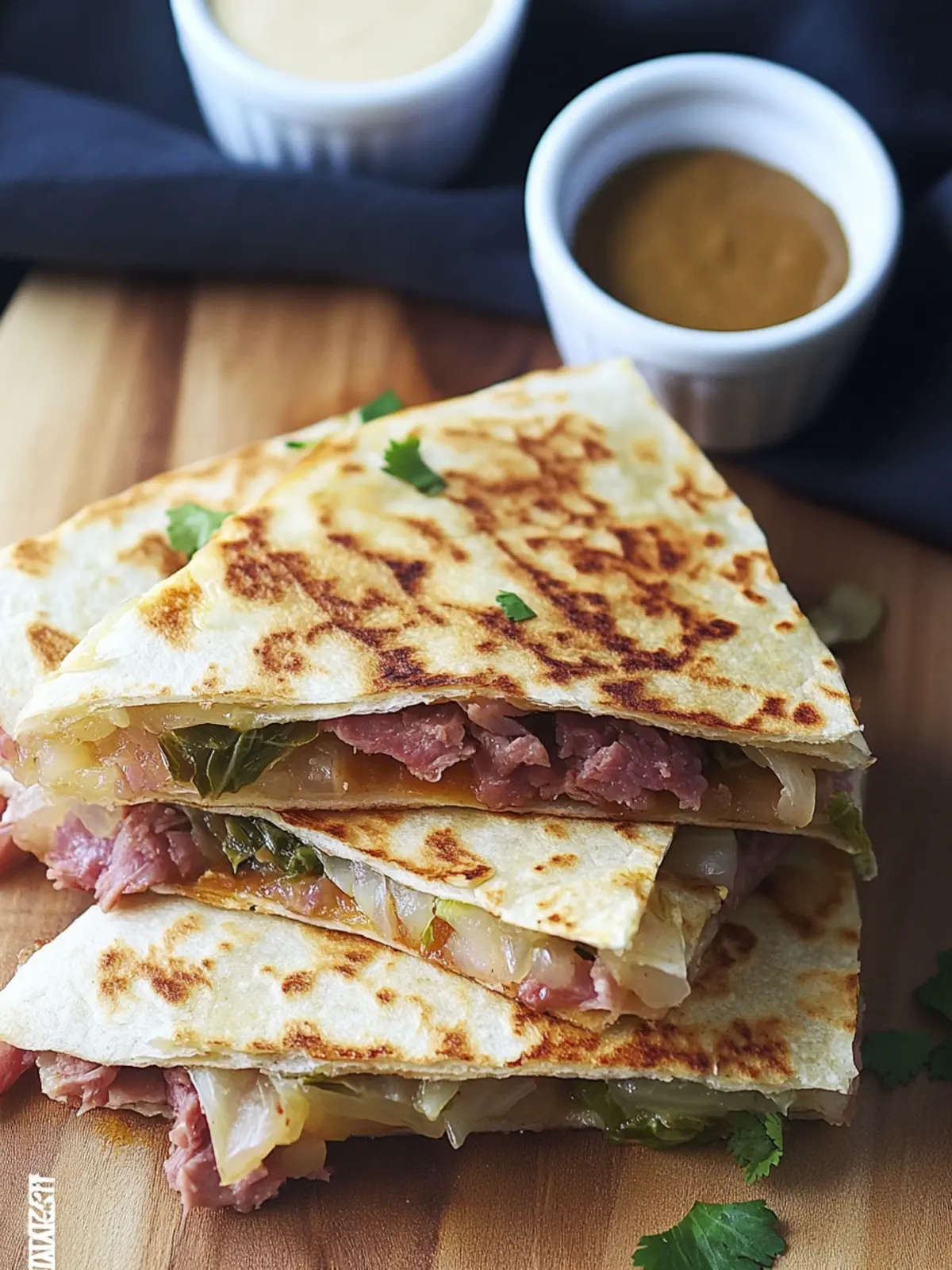 Corned Beef and Cabbage Quesadillas: A Fun Leftover Makeover 2 Corned Beef and Cabbage Quesadillas