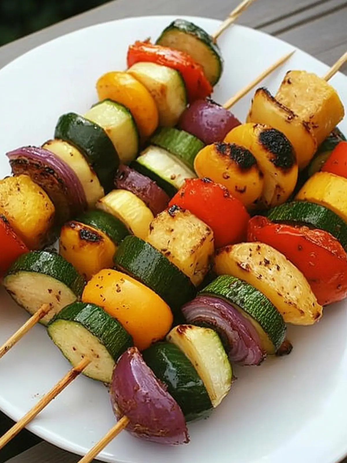 Grilled Vegetable Kabobs: A Flavor-Packed Summer Favorite 3 Vegetable Kabobs