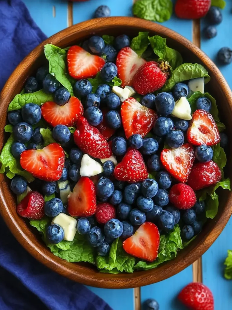 Red White and Blueberry Salad