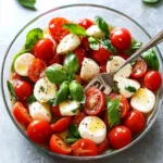 Easy Caprese Salad with Cherry Tomatoes - Ready in 8 Minutes! 9 Easy Caprese Salad with Cherry Tomatoes