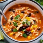 Cozy Up with High Protein Chicken Taco Soup in 30 Minutes 9 High Protein Chicken Taco Soup