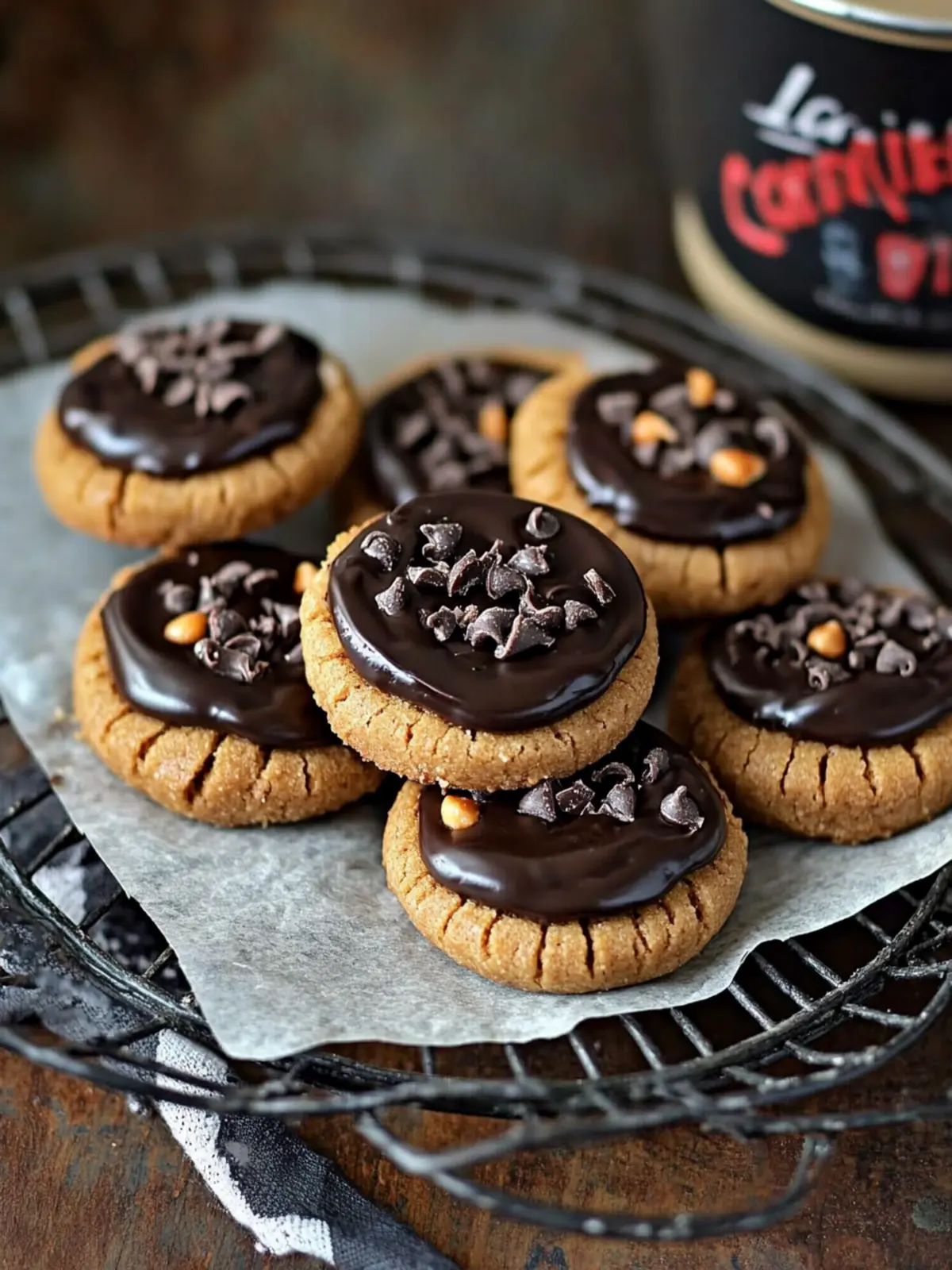Delicious Dark Chocolate & Peanut Butter Cookie Poppers to Wow You 3 Dark Chocolate & Peanut Butter Cookie Poppers
