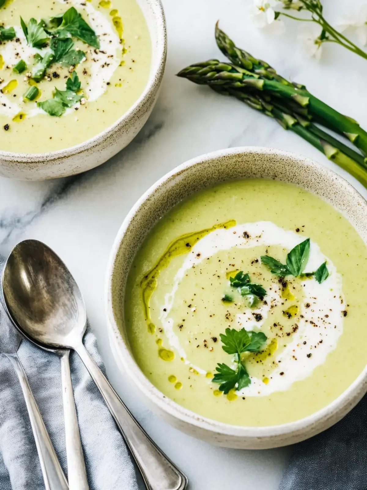 Creamy Asparagus Soup: Quick, Dairy-Free Comfort in 30 Minutes 4 Creamy Asparagus Soup