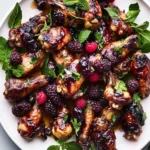 Grilled Chicken Wings with Summer Berry Agrodolce Delight 6 Grilled Chicken Wings With Summer Berry Agrodolce