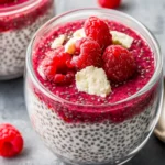 Creamy Raspberry Chia Pudding with Cottage Cheese Delight 7 Raspberry Chia Pudding with Cottage Cheese