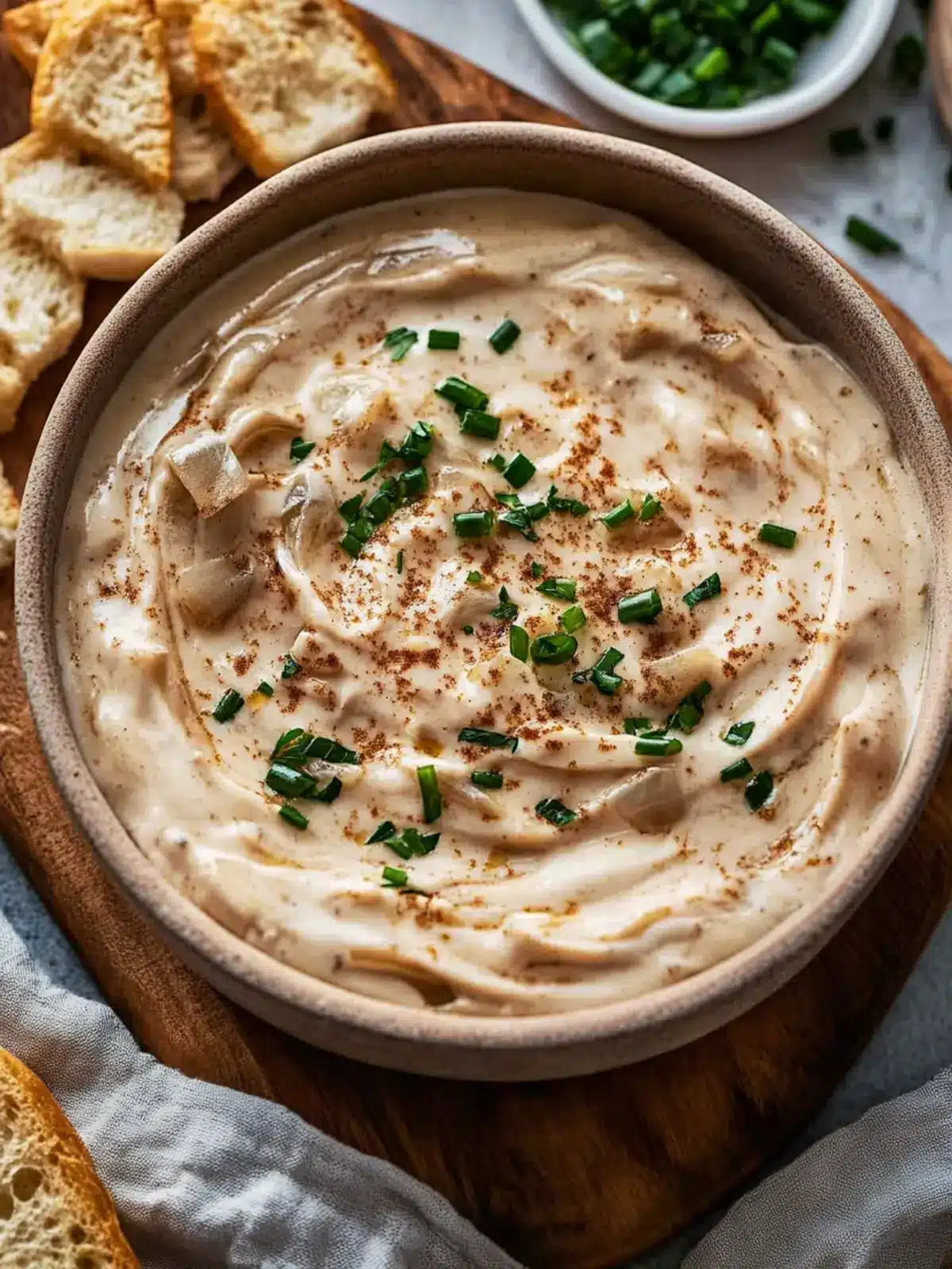 Homemade French Onion Dip Recipe You'll Love for Every Party 3 French Onion Dip Recipe