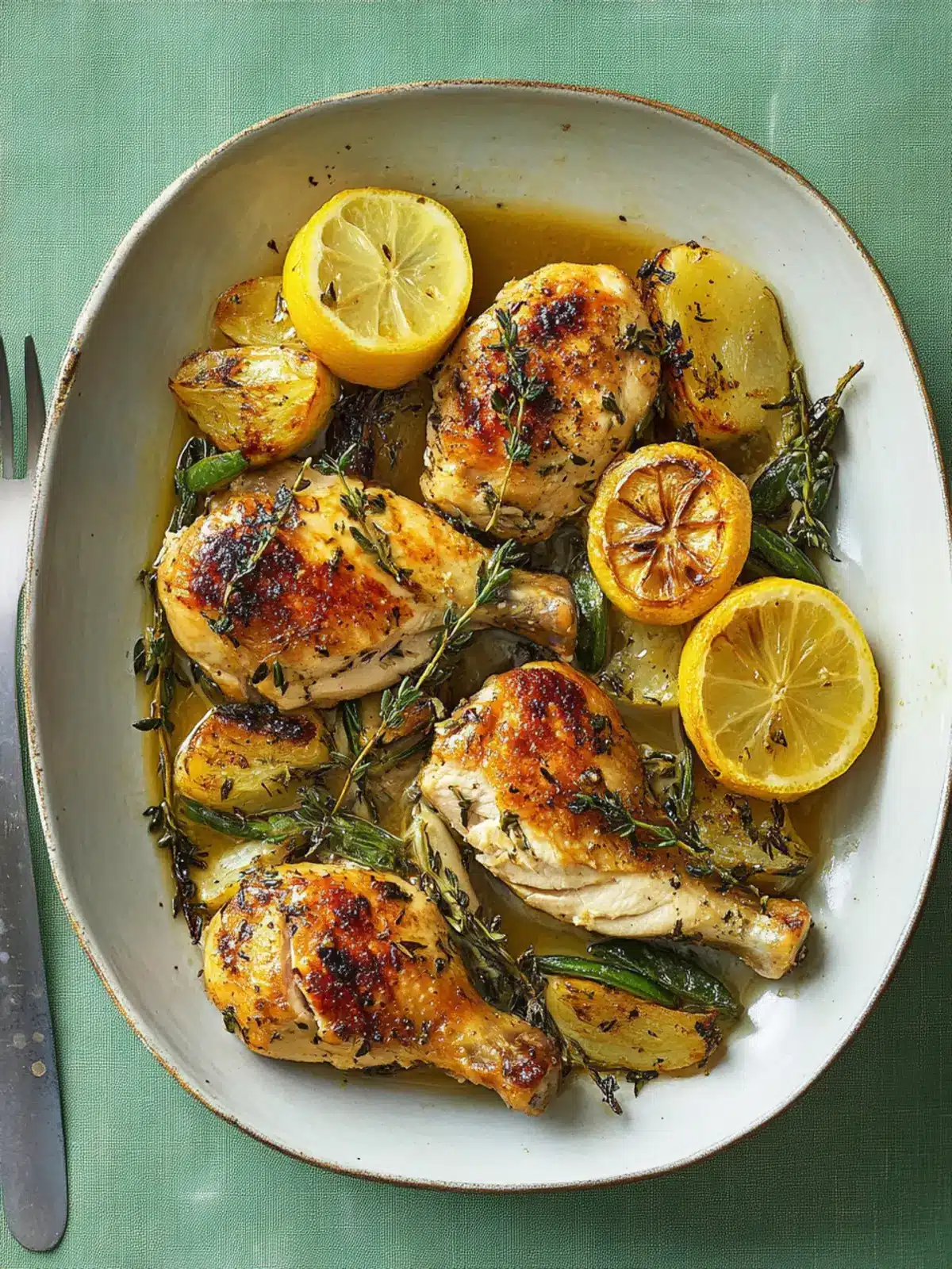 Lemon-Thyme Chicken: A Fresh Twist on Weeknight Dinners 2 Lemon-Thyme Chicken