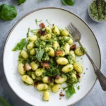 Eggless Gnocchi with Arugula Pesto for Quick Vegan Meals 8 Eggless Gnocchi with Arugula Pesto