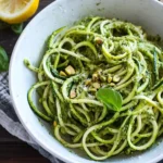 Zucchini Noodles with Pistachio Pesto in Just 15 Minutes 8 Zucchini Noodles with Pistachio Pesto